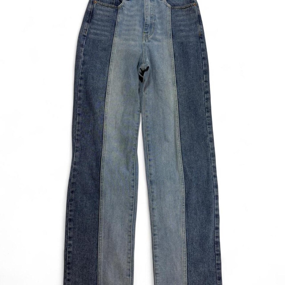 PacSun Eco Two Tone Colorblock High Rise 90s Boyfriend Jeans